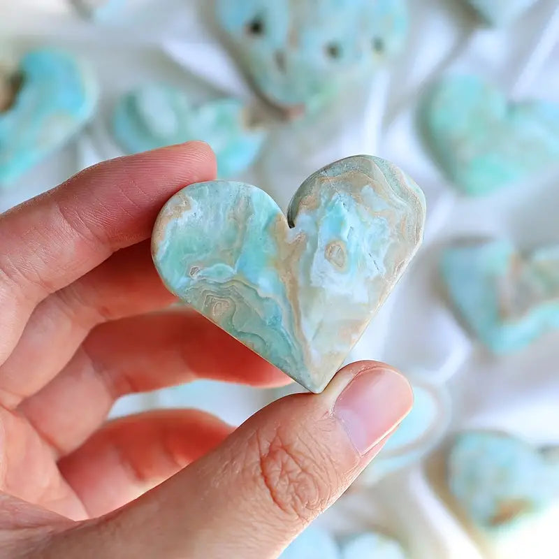 Hemimorphite hearts
